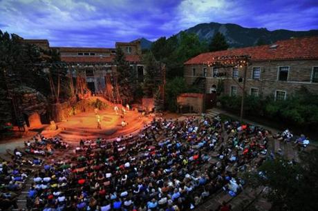 A Shakespeare festival at the University of Colorado Boulder in 2012.

